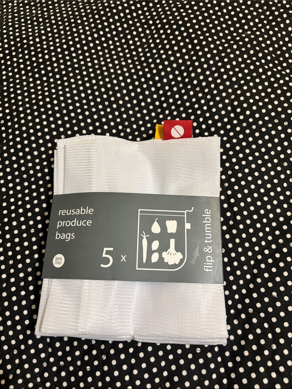 Reusable Produce Bags - White (5 Pack)